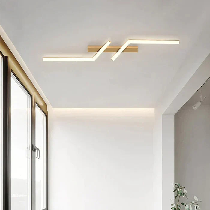 Modern LED Ceiling Light – Geometric Design