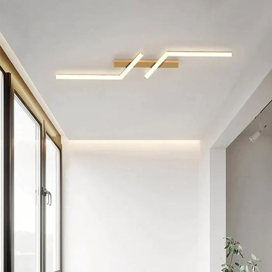 Modern LED Ceiling Light – Geometric Design