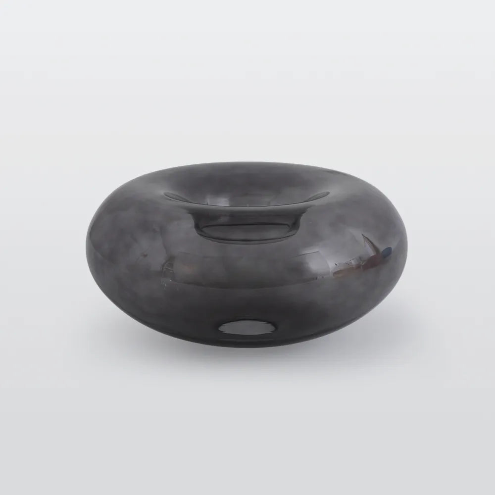 Tinted Glass Globe Semi-Flush Ceiling Light - Arrielight