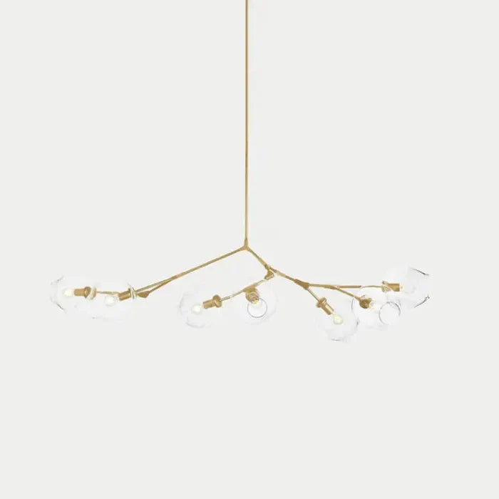 8-Arm Molecular Chandelier – Designer LED Ceiling Light