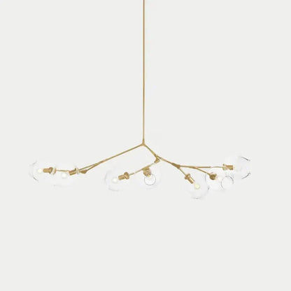 8-Arm Molecular Chandelier – Designer LED Ceiling Light