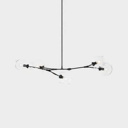 8-Arm Molecular Chandelier – Designer LED Ceiling Light