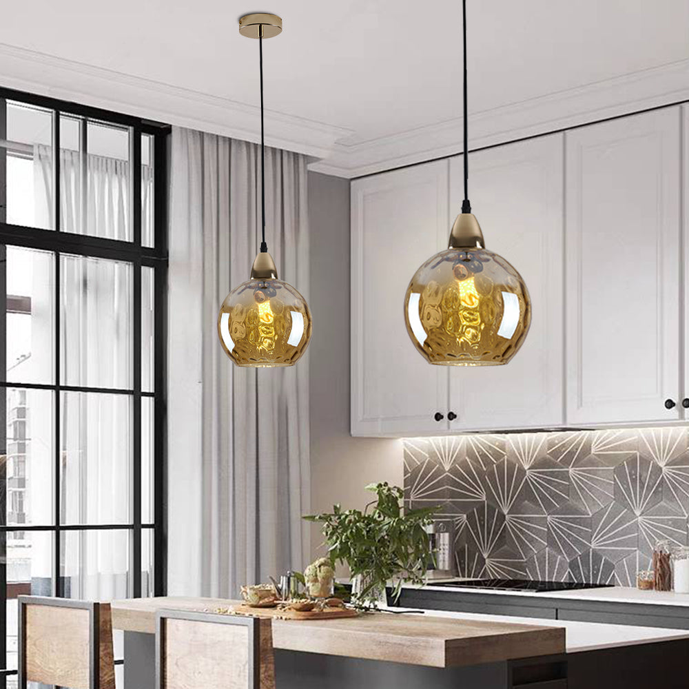 Coloured Glass Ceiling Pendant - Arrielight
