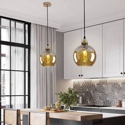 Coloured Glass Ceiling Pendant - Arrielight