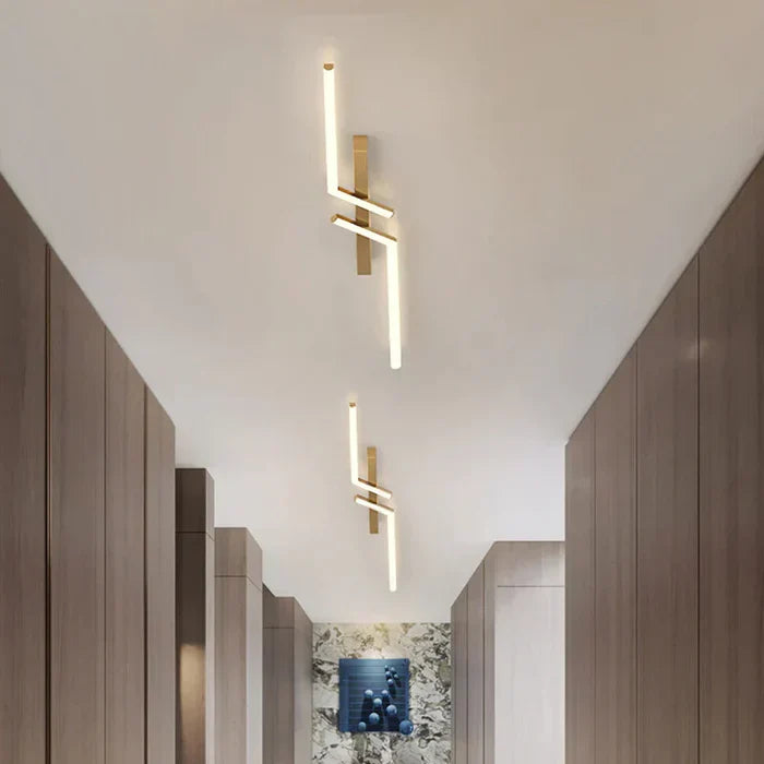 Modern LED Ceiling Light – Geometric Design