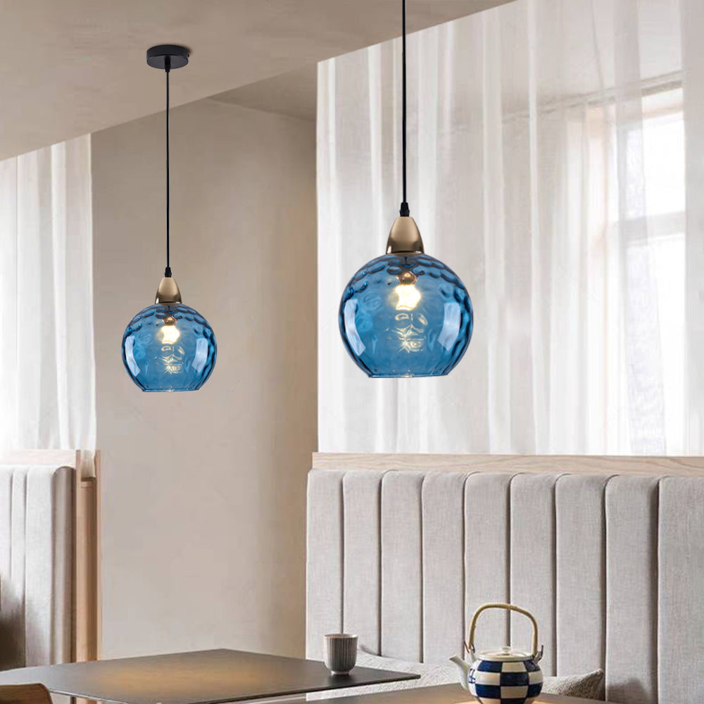 Coloured Glass Ceiling Pendant - Arrielight