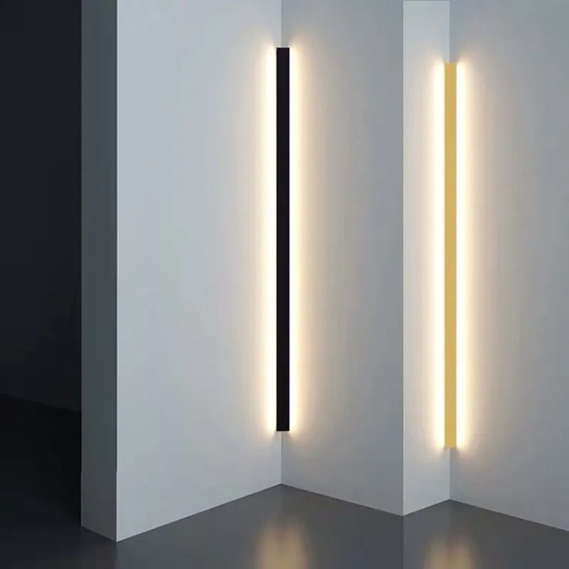 Minimalist Linear Metal and Acrylic LED Wall Light - Arrielight