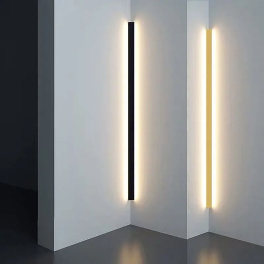Minimalist Linear Metal and Acrylic LED Wall Light - Arrielight