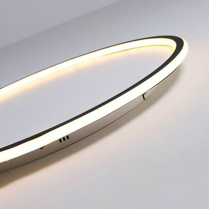 Slim Round LED Flush Ceiling Light with Acrylic Diffuser - Arrielight