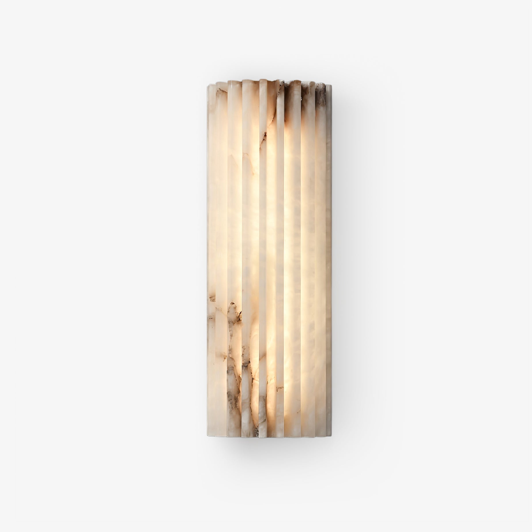 Fluted Alabaster Wall Light - Arrielight