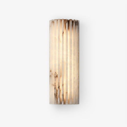 Fluted Alabaster Wall Light - Arrielight