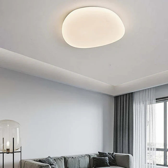 Organic LED Ceiling Light – Natural Stone Shape
