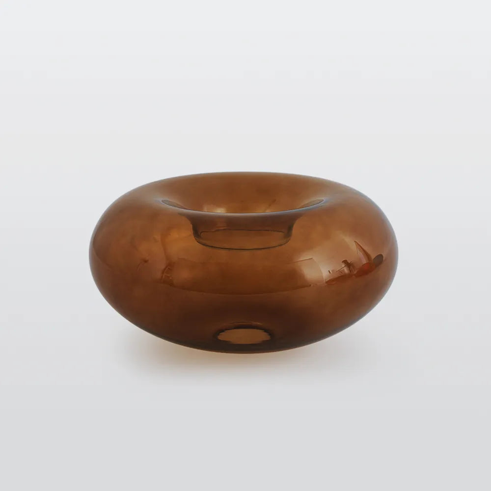 Tinted Glass Globe Semi-Flush Ceiling Light - Arrielight