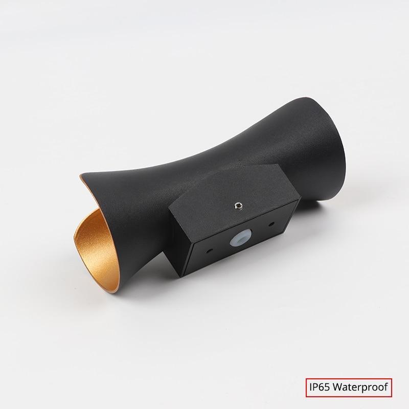 Curved Up and Down LED Outdoor Wall Light - Arrielight