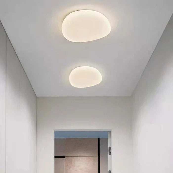 Organic LED Ceiling Light – Natural Stone Shape