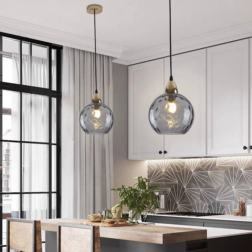 Coloured Glass Ceiling Pendant - Arrielight