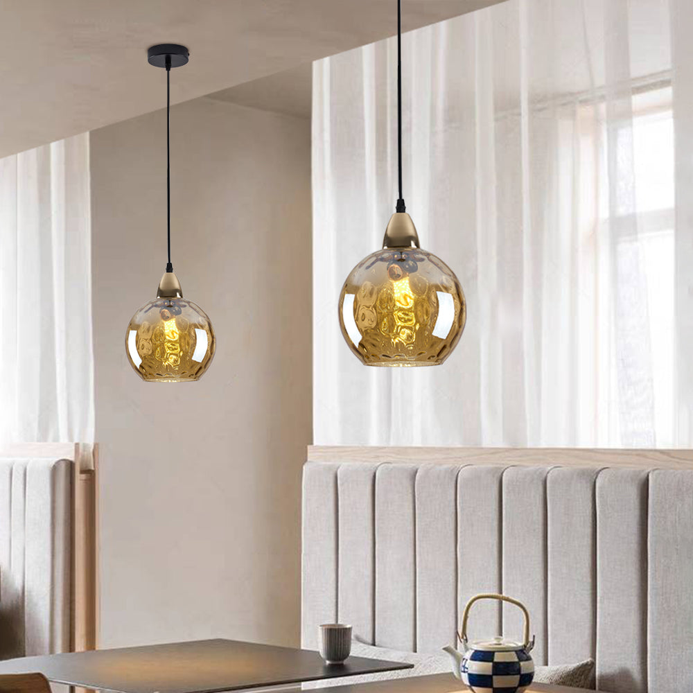 Coloured Glass Ceiling Pendant - Arrielight