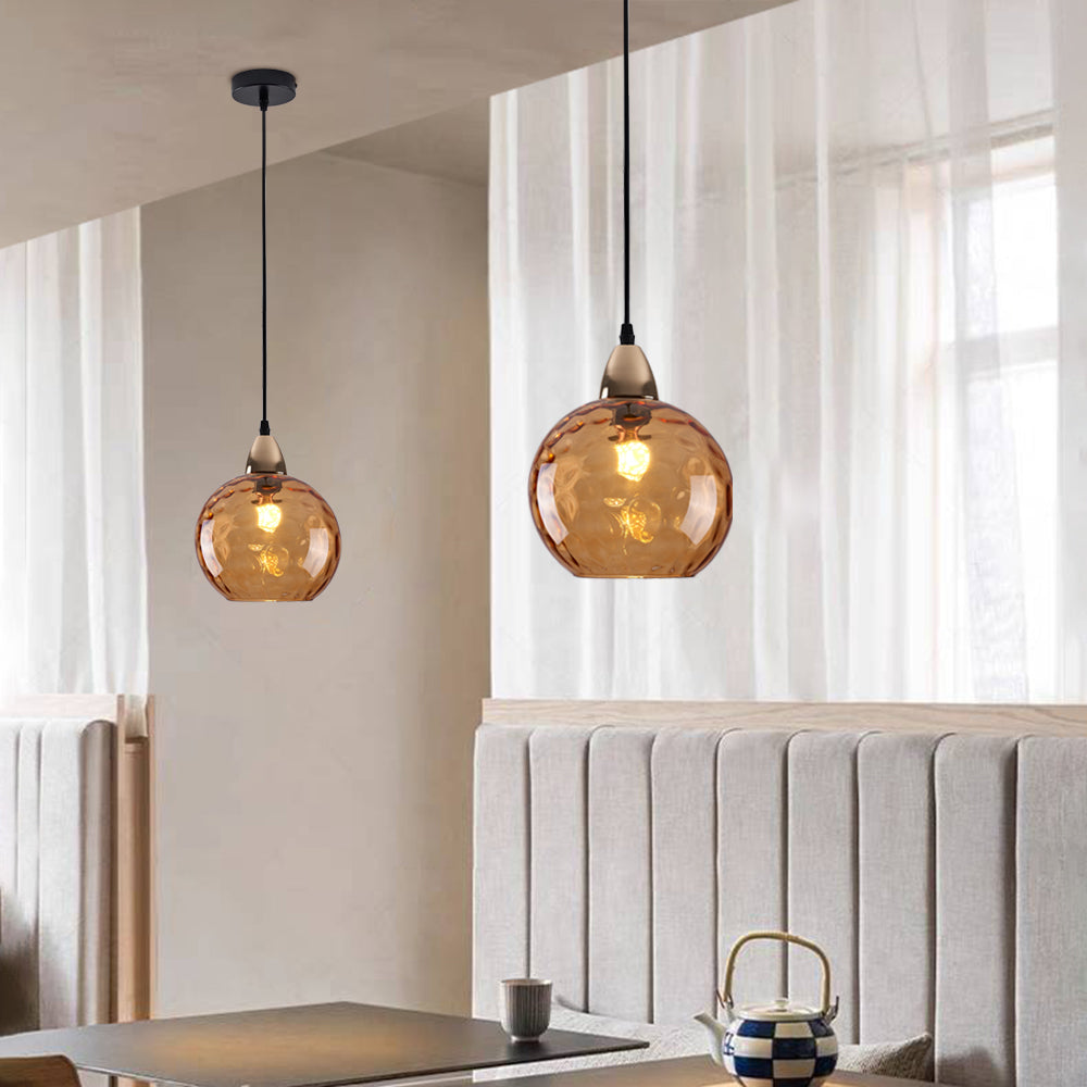 Coloured Glass Ceiling Pendant - Arrielight