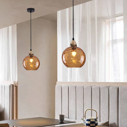 Coloured Glass Ceiling Pendant - Arrielight