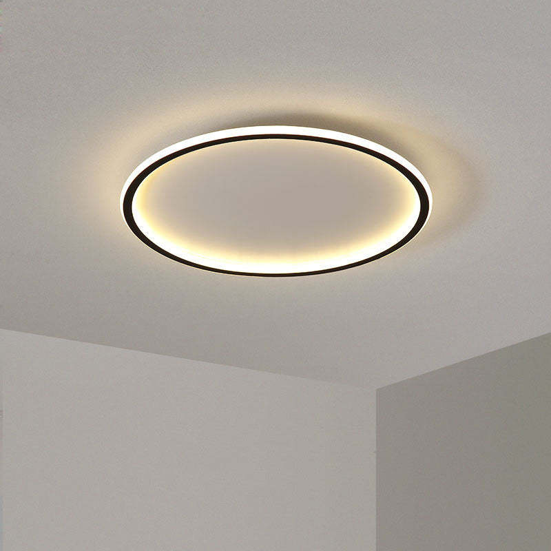 Slim Round LED Flush Ceiling Light with Acrylic Diffuser - Arrielight
