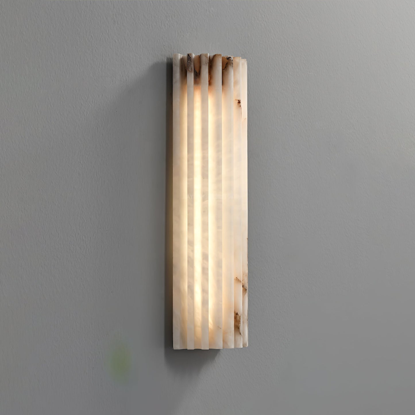 Fluted Alabaster Wall Light - Arrielight