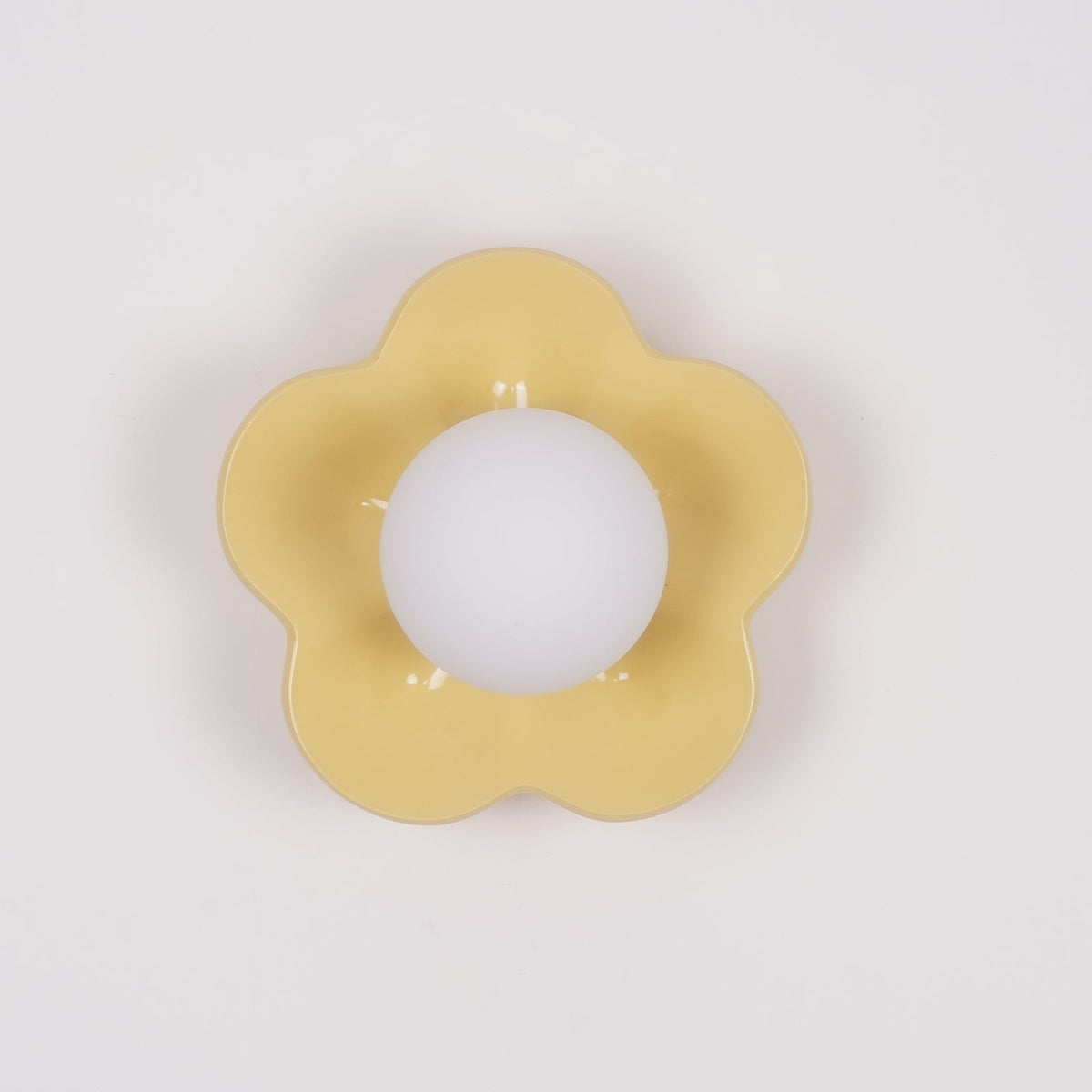 Flower Wall Light with Opal Glass Globe Shade - Arrielight