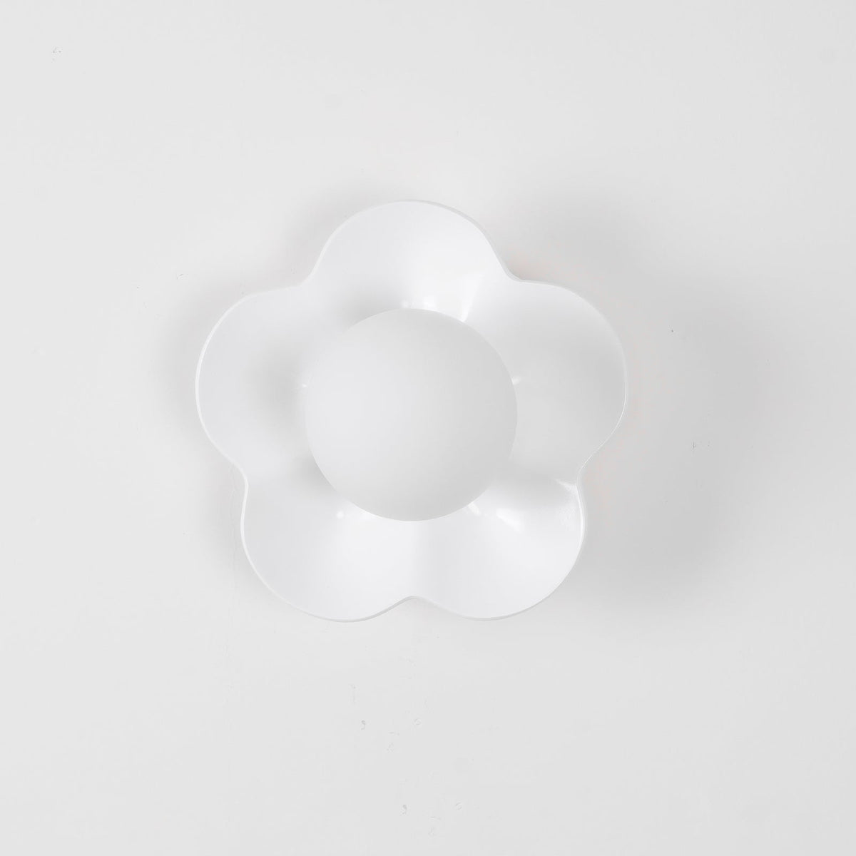 Flower Wall Light with Opal Glass Globe Shade - Arrielight