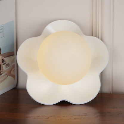 Flower Wall Light with Opal Glass Globe Shade - Arrielight