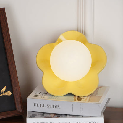 Flower Wall Light with Opal Glass Globe Shade - Arrielight
