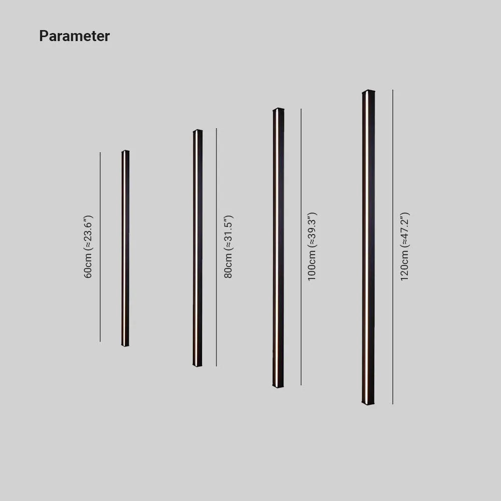 Minimalist Linear Metal and Acrylic LED Wall Light - Arrielight