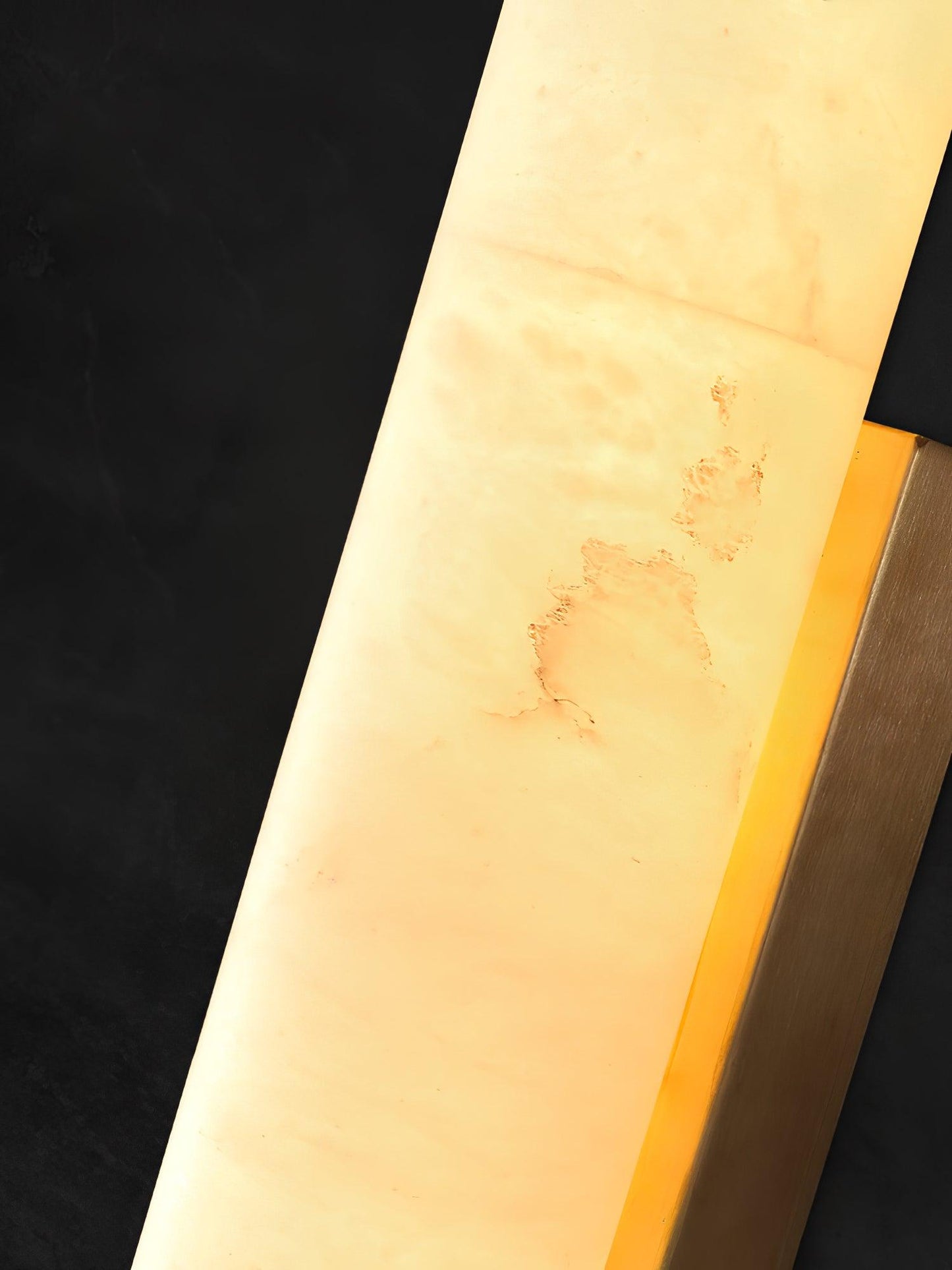 Modern LED Wall Light with Alabaster-Effect Shade – Elegant Design for Bedroom & Living Room