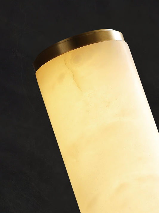 Modern LED Wall Light with Alabaster-Effect Shade – Elegant Design for Bedroom & Living Room
