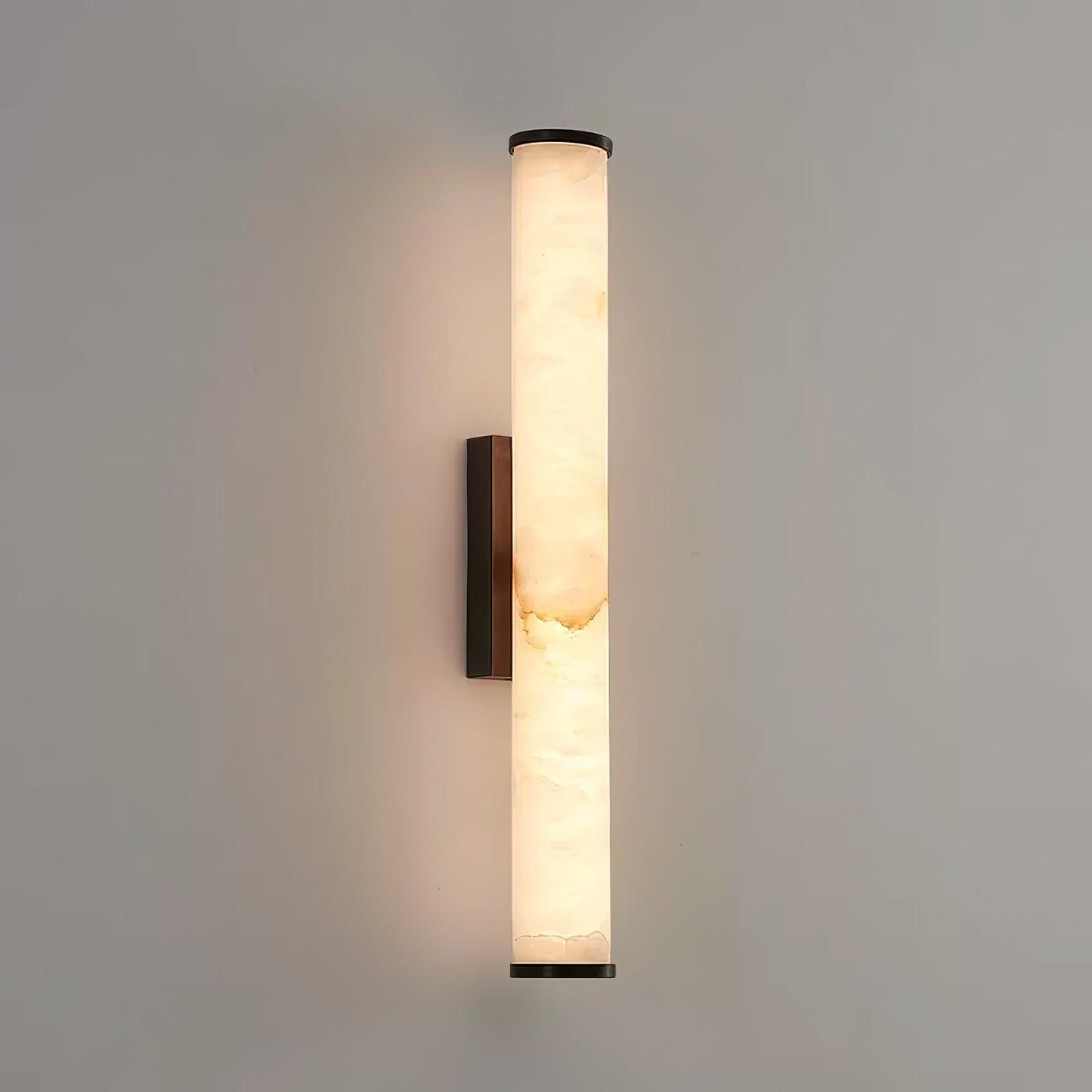 Modern LED Wall Light with Alabaster-Effect Shade – Elegant Design for Bedroom & Living Room
