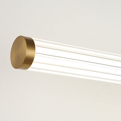 Ribbed Acrylic Linear LED Wall Light - Arrielight