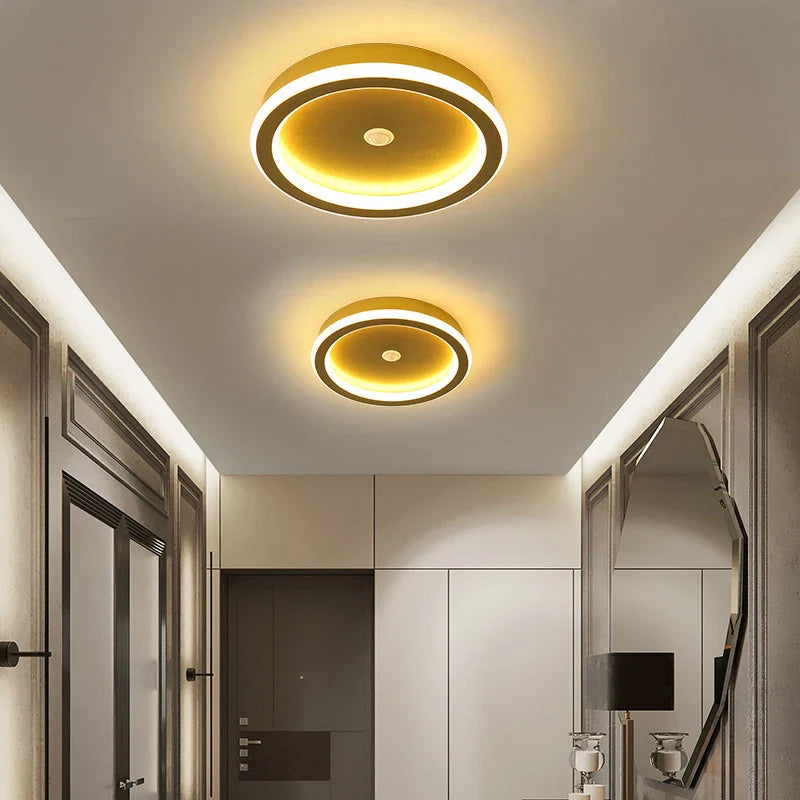 Modern LED Ceiling Light with Geometric Shape