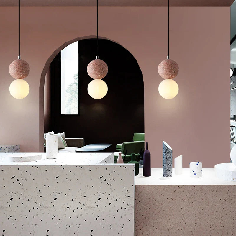 LED Pendant Light “Double Sphere”