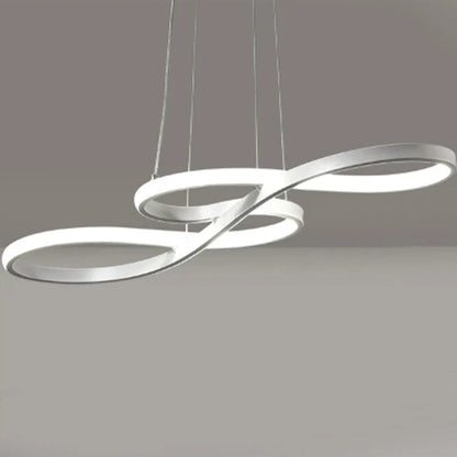 LED Pendant Chandelier in the Shape of Musical Notes – Creative Modern Ceiling Lighting