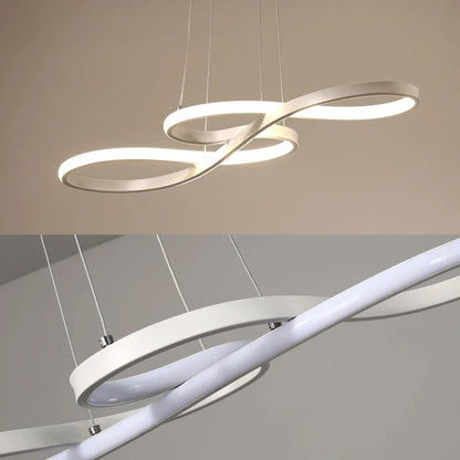 LED Pendant Chandelier in the Shape of Musical Notes – Creative Modern Ceiling Lighting