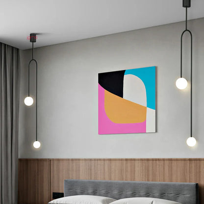 Minimalist LED Pendant Light with Spherical Shades