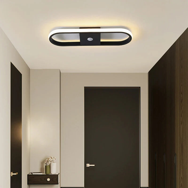 Modern LED Ceiling Light with Geometric Shape