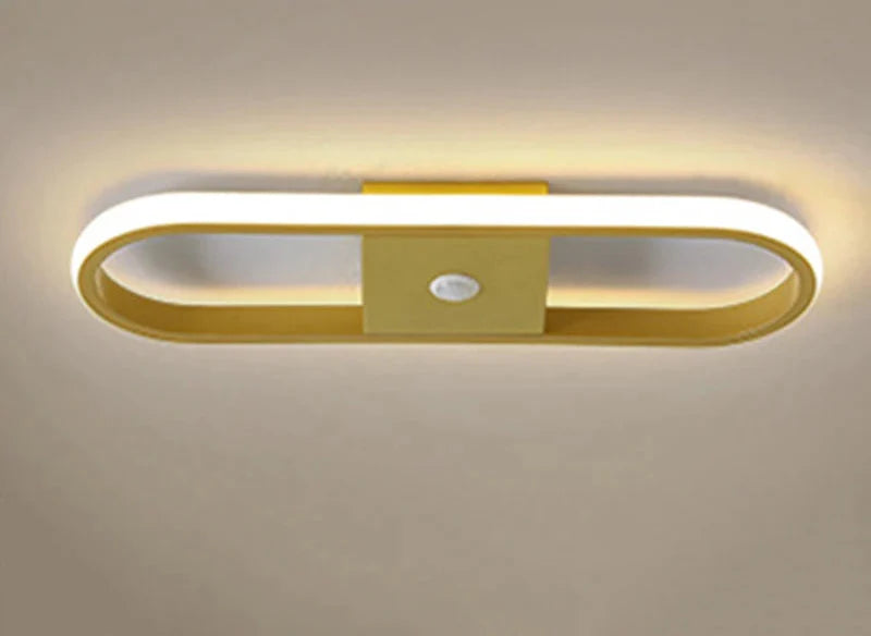 Modern LED Ceiling Light with Geometric Shape