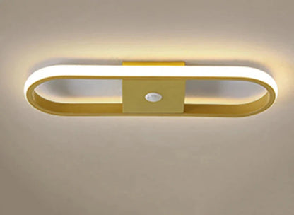 Modern LED Ceiling Light with Geometric Shape