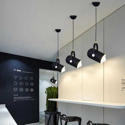 Modern Adjustable Pendant Light – Colourful Designer Ceiling Lamp