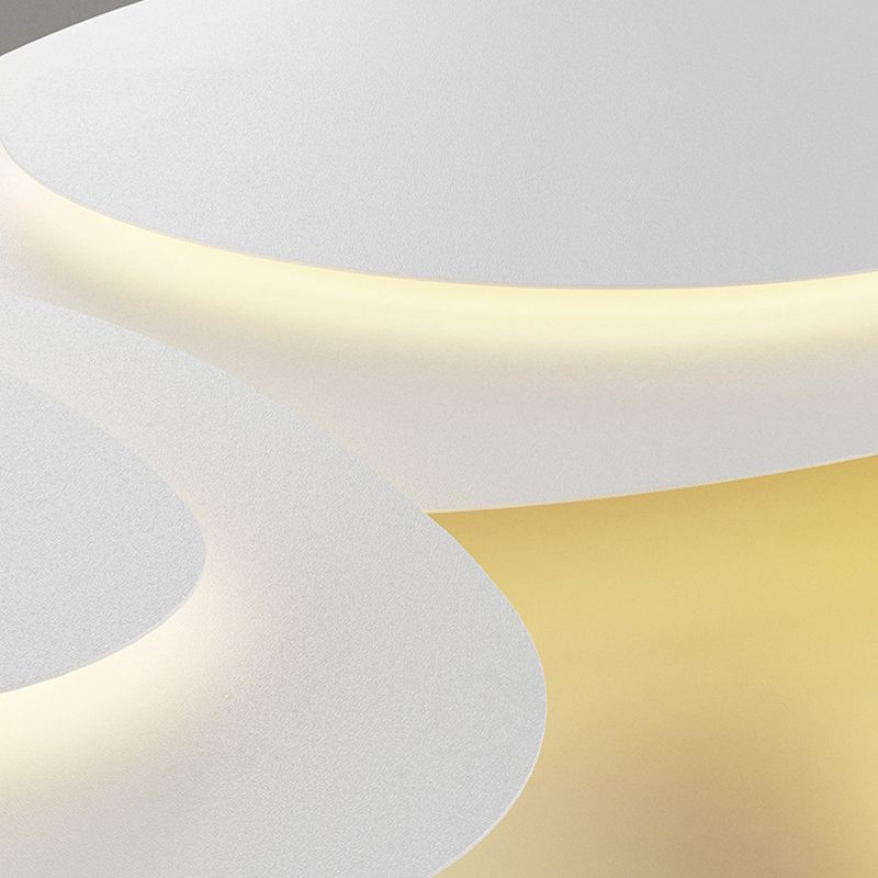 Cloud Cluster LED Flush Ceiling Light, White Metal - Arrielight