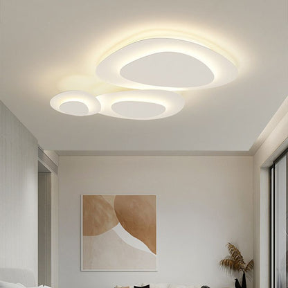 Cloud Cluster LED Flush Ceiling Light, White Metal - Arrielight