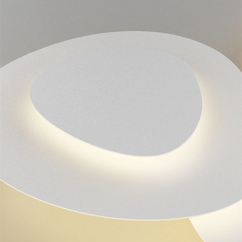 Cloud Cluster LED Flush Ceiling Light, White Metal - Arrielight