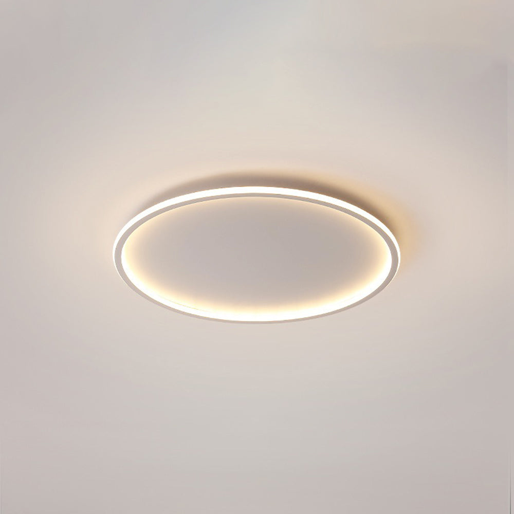 Slim Round LED Flush Ceiling Light with Acrylic Diffuser - Arrielight