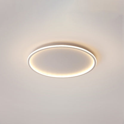 Slim Round LED Flush Ceiling Light with Acrylic Diffuser - Arrielight