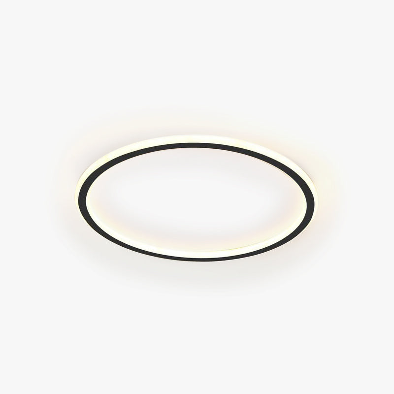 Slim Round LED Flush Ceiling Light with Acrylic Diffuser - Arrielight