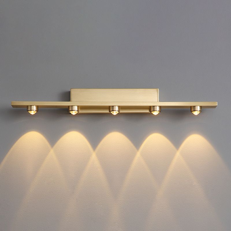 Linear LED Wall Light with Downward Spotlights - Arrielight